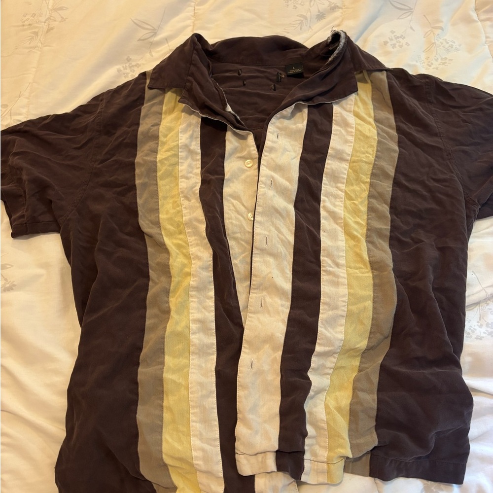 Men's Striped Casual Shirt